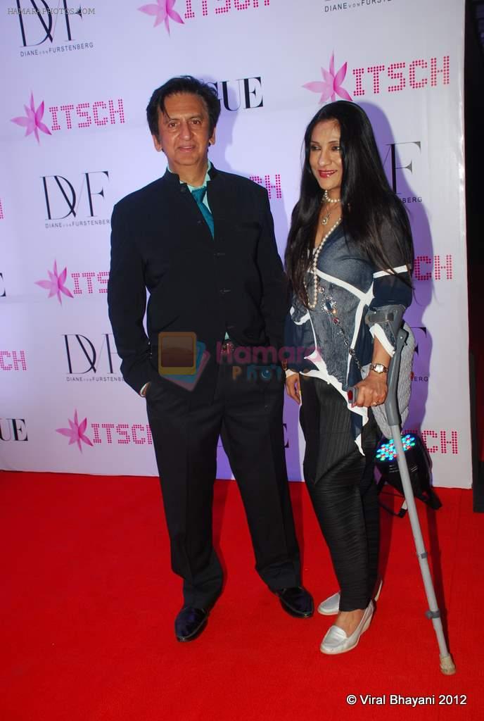 Aarti and Kailash Surendranath at DVF-Vogue dinner in Mumbai on 22nd March 2012