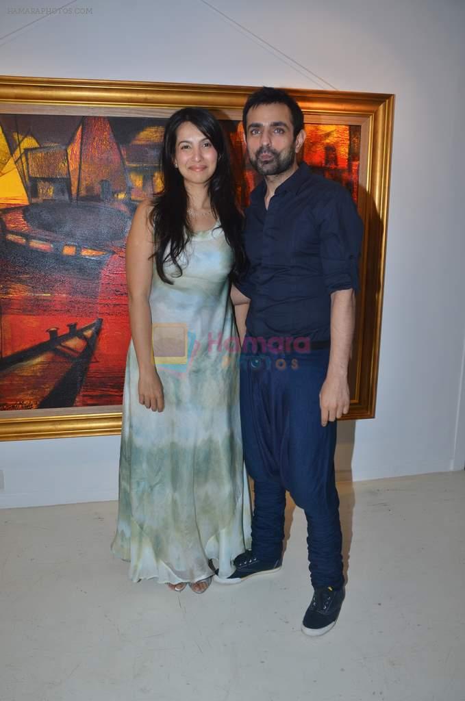 Shraddha Nigam, Mayank Anand at Paresh Maity art event in ICIA on 22nd March 2012