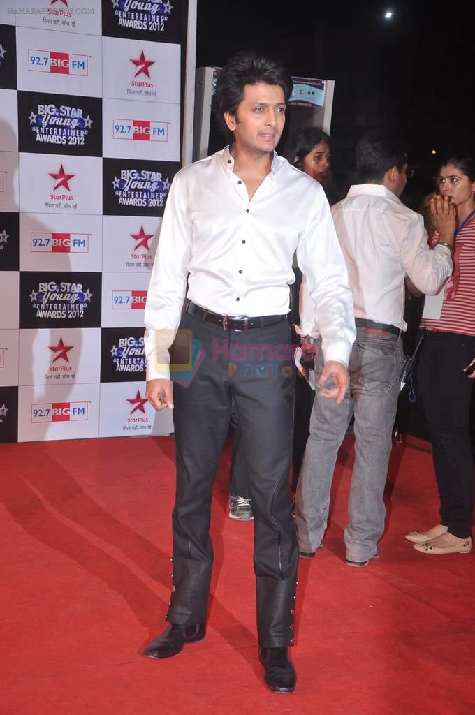 Ritesh Deshmukh at Big Star Young Entertainer Awards in Mumbai on 25th March 2012