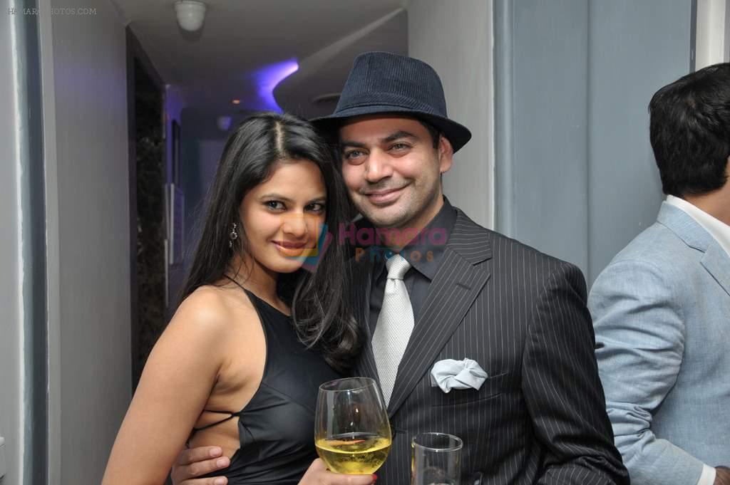 Batasha and Sid Mathur at Reema Sen wedding reception in Mumbai on 25th March 2012