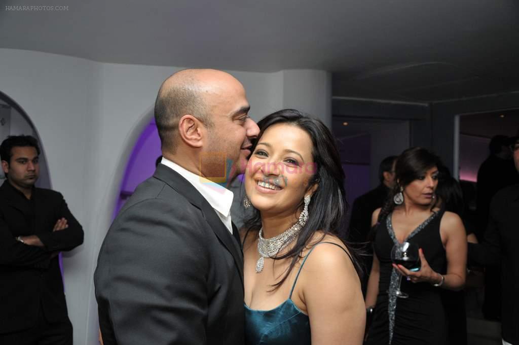 Shiv Karan Singh with Reemma Sen at Reema Sen wedding reception in Mumbai on 25th March 2012