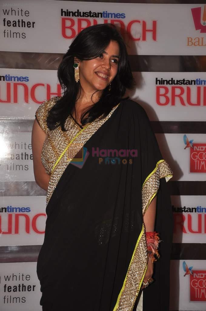 Ekta Kapoor at Shootout At Wadala promotions in HT Brunch on 26th March 2012
