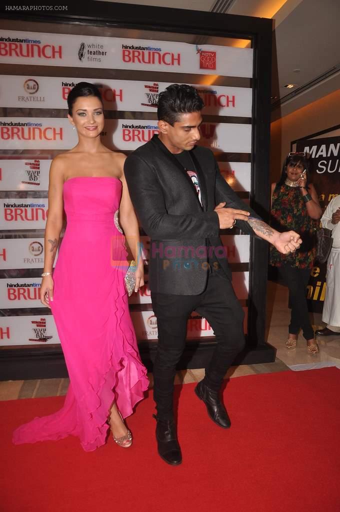 Amy Jackson, Prateik Babbar at Shootout At Wadala promotions in HT Brunch on 26th March 2012