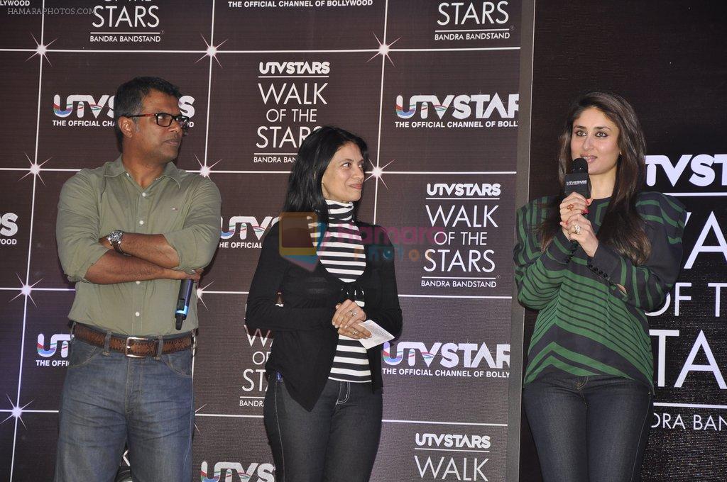 Kareena Kapoor, Randhir Kapoor unveil UTVstars Walk of the Stars in Taj Land's End, Mumbai on 28th March 2012
