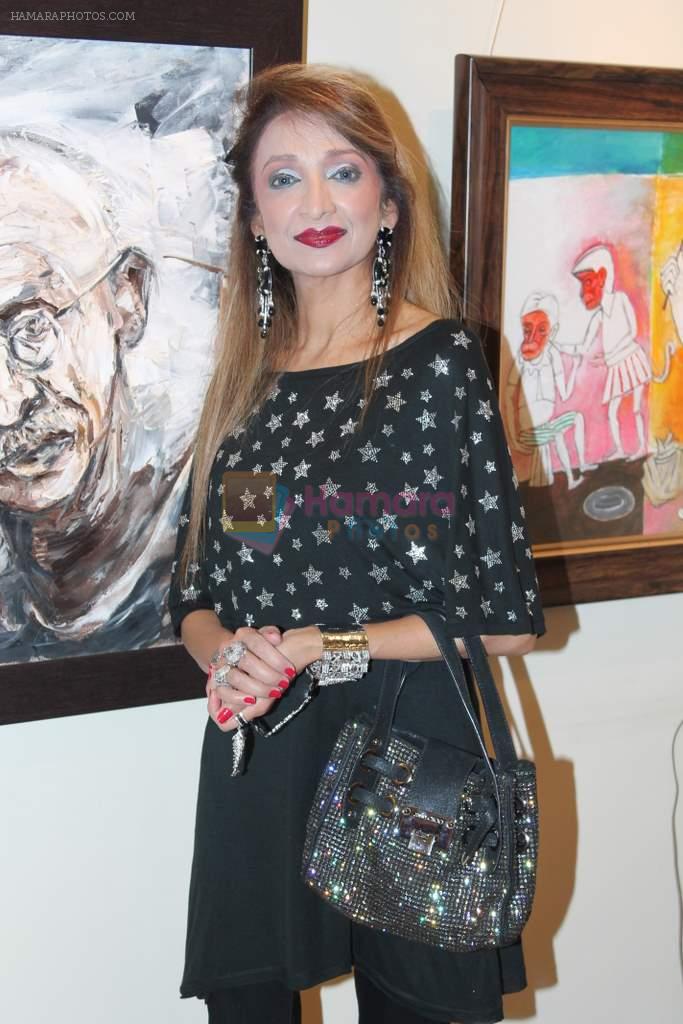 Malti Jain at Indian Art Maestros exhibition in India Fine Art on 27th March 2012