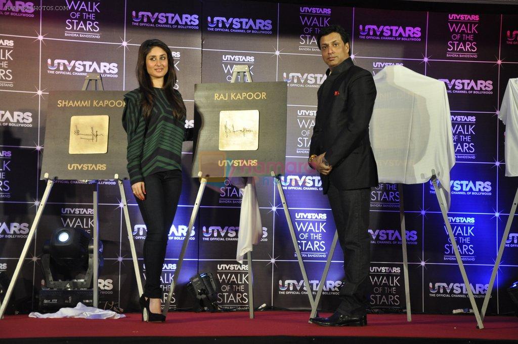 Kareena Kapoor, Madhur Bhandarkar unveil UTVstars Walk of the Stars in Taj Land's End, Mumbai on 28th March 2012