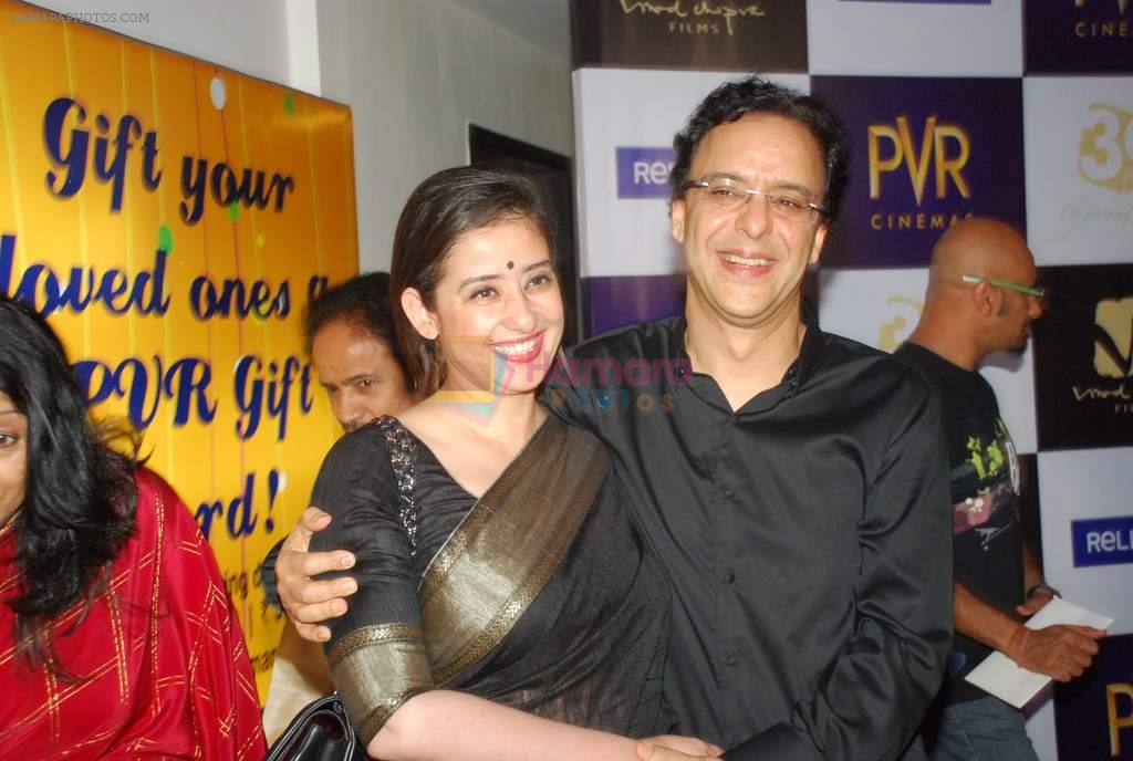 Manisha Koirala,Vidhu Vinod Chopra at Parinda premiere in PVR on 29th March 2012