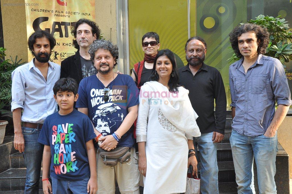Amole Gupte, Deepa Sahi, Ketan Mehta, Nandita Das, Imtiaz Ali at Gattu special screening in Pixion,Mumbai on 30th March 2012