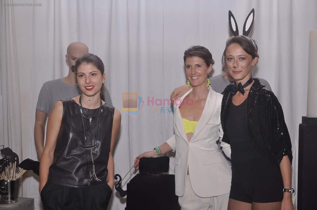 Cecilia Morelli Parikh, Julie Leymarie and Aur�lie De Limelette at Le Mill men's wear collection launch in Mumbai on 31st March 2012