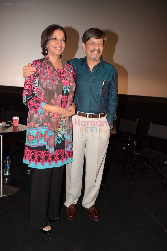 Shabana Azmi, Amol Palekar at Khamosh fim screening in Mumbai on 1st April 2012