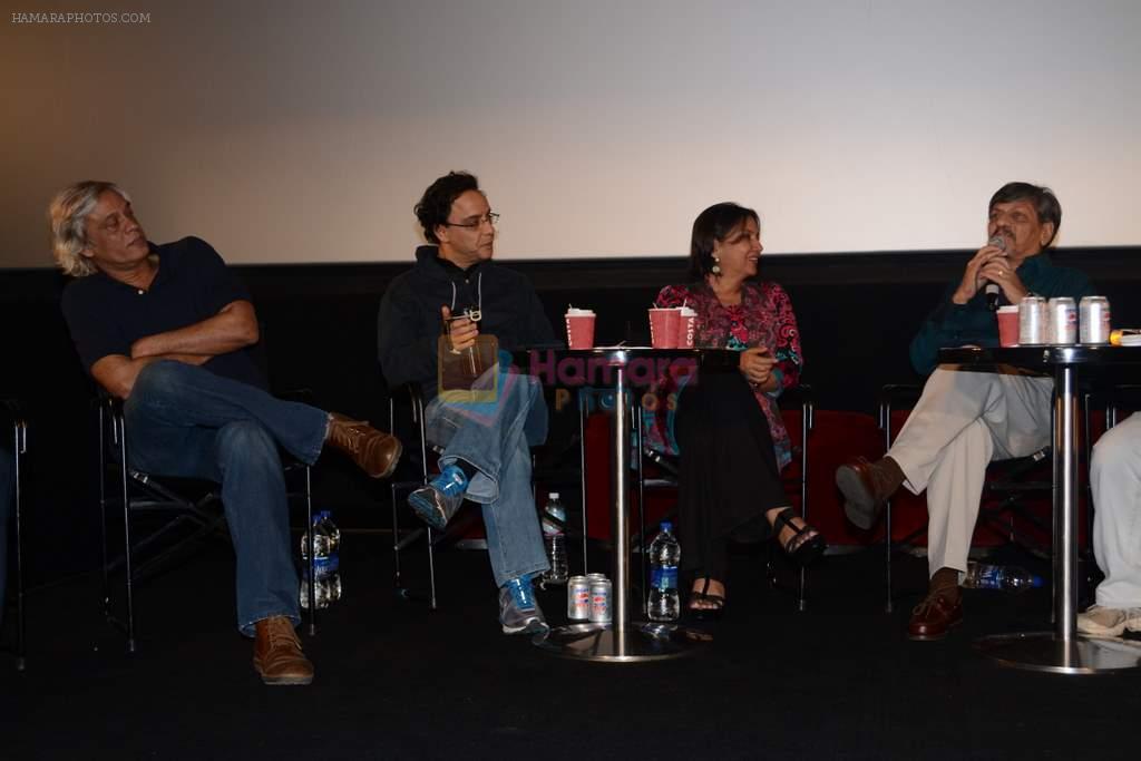 Shabana Azmi, Amol Palekar, Sudhir Mishra, Vidhu Vinod Chopra at Khamosh fim screening in Mumbai on 1st April 2012