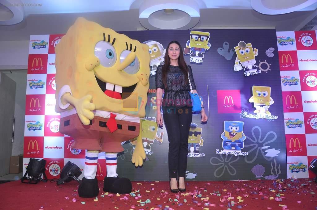 Karisma Kapoor at Nickelodeon and Mconalds SpongeBob Squarepants happy meal launch on 3rd April 2012