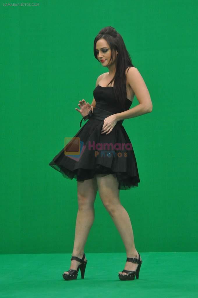 Hazel on the sets of Jeena Hai to Thok Dal in Filmcity, Mumbai on 7th April 2012