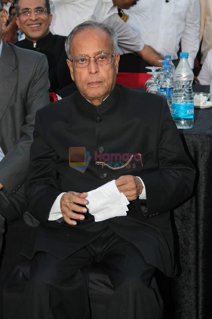 Pranab Mukerjee at Bloomberg UTV Awards in Taj Land's End on 7th April 2012