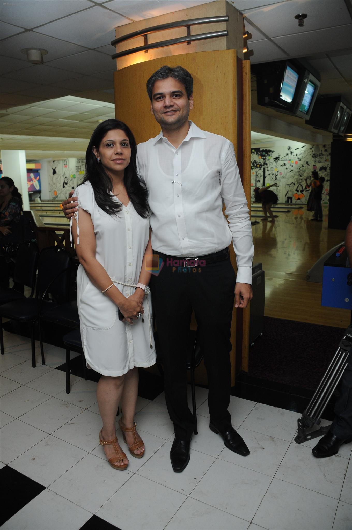 at the Celebration of the Completion Party of 100 Episodes of PARVARISH kuch khatti kuch meethi in bowling alley on 7th April 2012