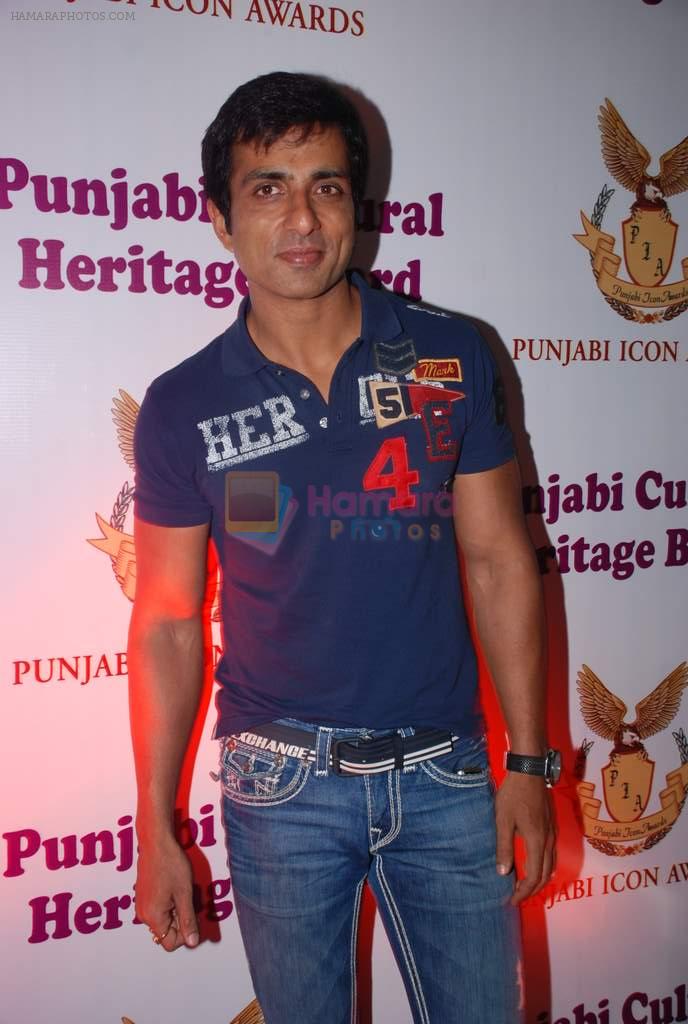 Sonu Sood at Punjabi Icon Awards in Shanmukhand Hall on 8th April 2012