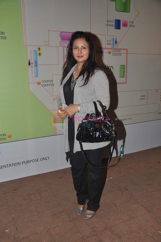Poonam Dhillon at Sunburn in Juhu, Mumbai on 8th April 2012