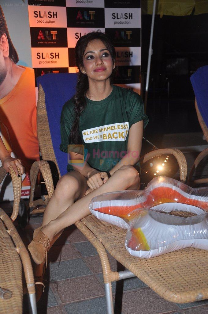 Neha Sharma at the Pool party with starcast of Kyaa Super Kool Hain Hum in Sea Princess, Juhu, Mumbai on 9th April 2012