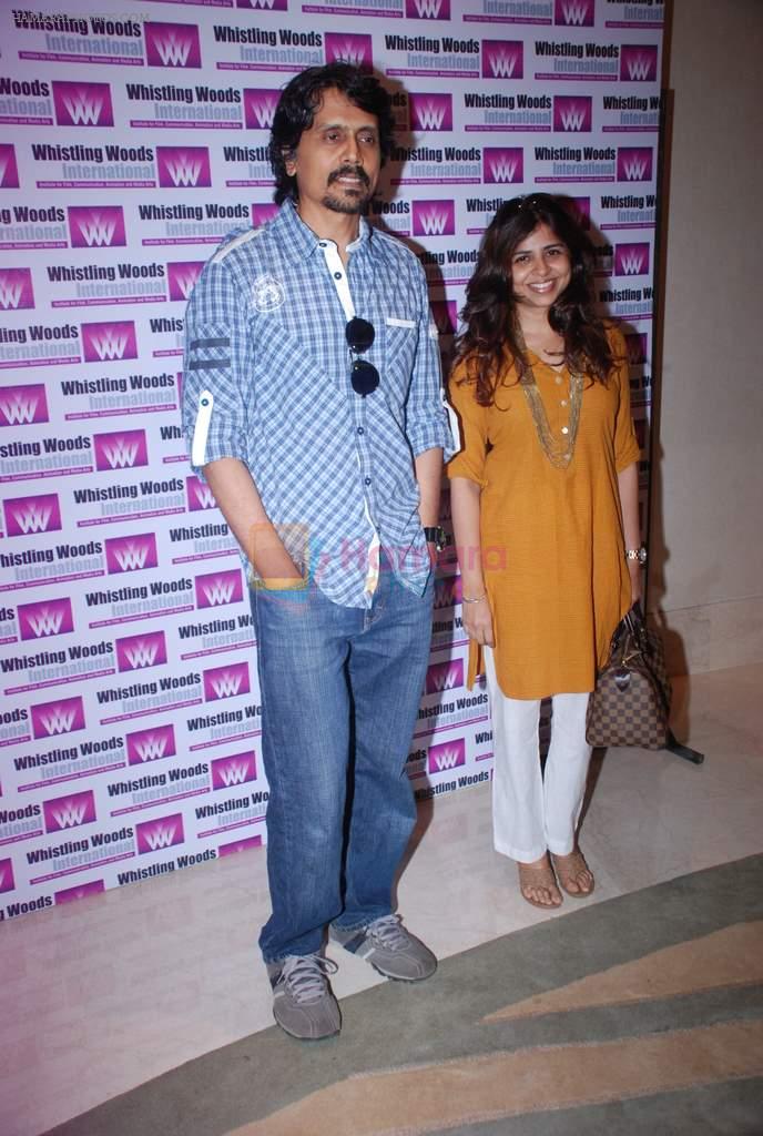 Nagesh Kukunoor at Whistling Woods Press Conference in Trident, Mumbai on 11th April 2012
