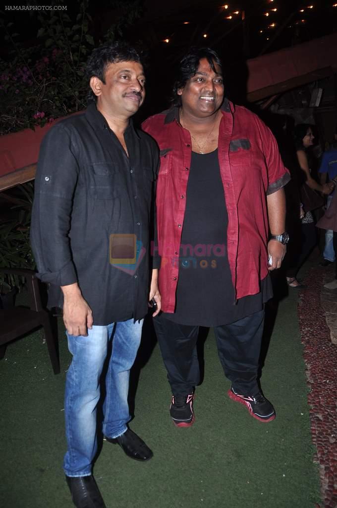 Ram Gopal Varma, Ganesh Acharya at the Launch of Sizzling Item Song Dan Dan from RGV's Department in Kinos Cottage on 13th April 2012