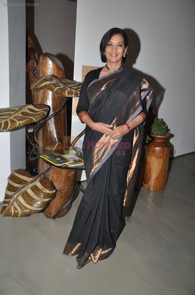 Shabana Azmi at the launch of Uttara & Adwait furniture art exhibition in Mumbai on 12th April 2012