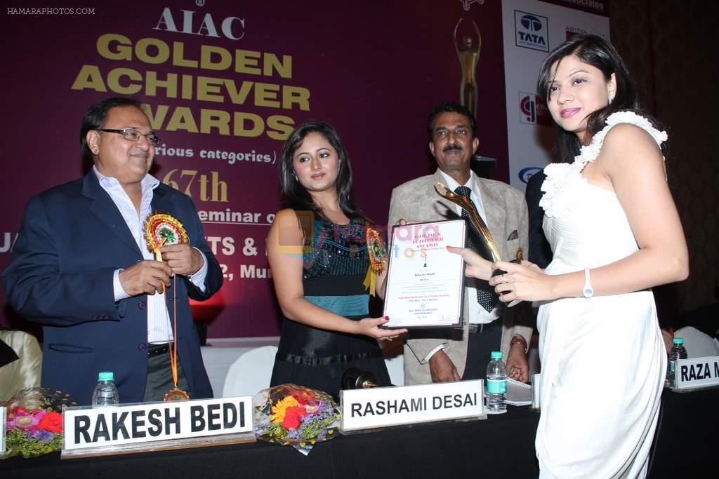 Rashmi Desai at AIAC Golden Achievers Awards in The Club on 12th April 2012