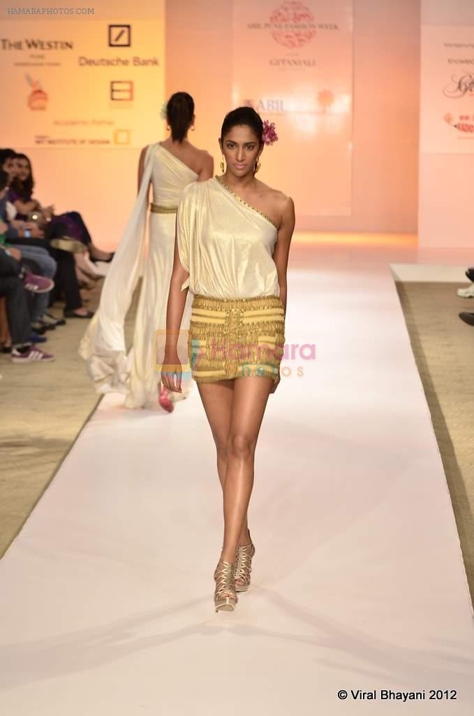 Model walk the ramp for Ritika Show at ABIL Pune Fashion Weekon 14th April 2012