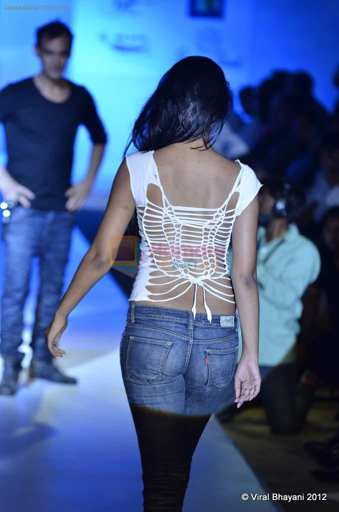 Model walk the ramp for Adam Saaks show presented by PushpGanga at ABIL Pune Fashion Weekon 13th April 2012