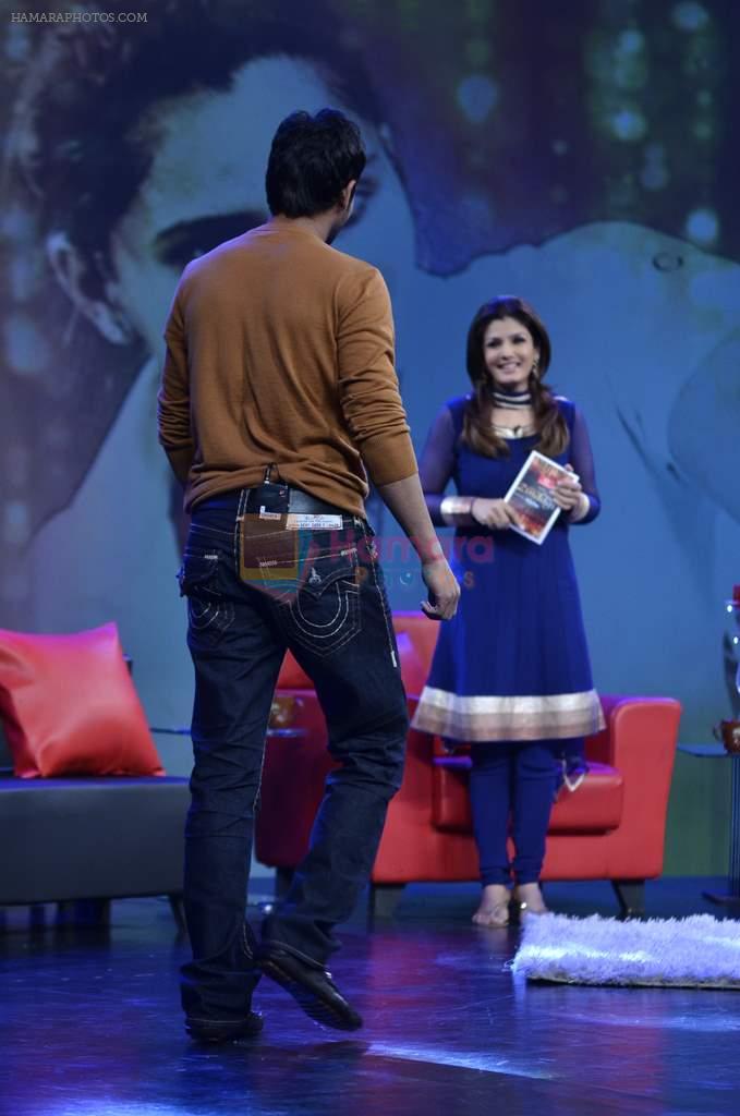 Shoaib Malik at  NDTV's Raveena chat show inMumbai on 14th April 2012