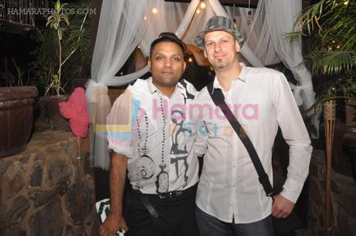 Gaurav Gupta and Oscar at The Carnival Theme party in Harem, Garden of Five Senses on 12th April 2012