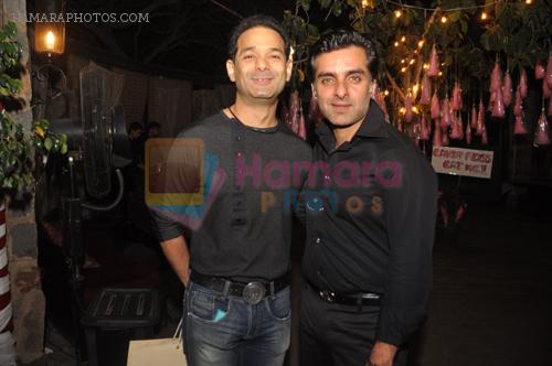 Jatin Kochar and Sammir Gogia at The Carnival Theme party in Harem, Garden of Five Senses on 12th April 2012