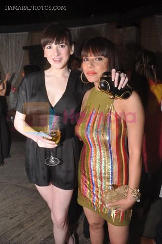 Natasha Kochchar and Gunjita Dhawan at The Carnival Theme party in Harem, Garden of Five Senses on 12th April 2012