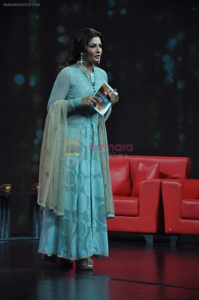 Raveena Tandon at Raveena's chat show for NDTV on 17th April 2012