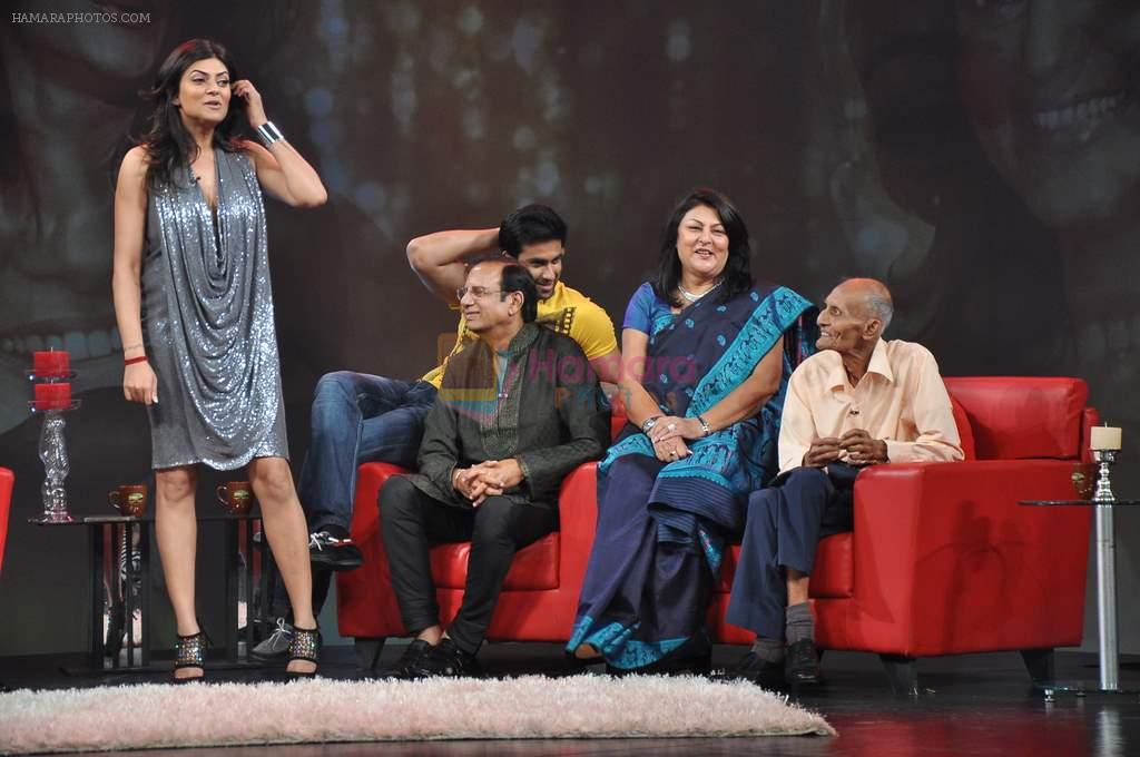 Sushmita Sen at Raveena's chat show for NDTV on 17th April 2012