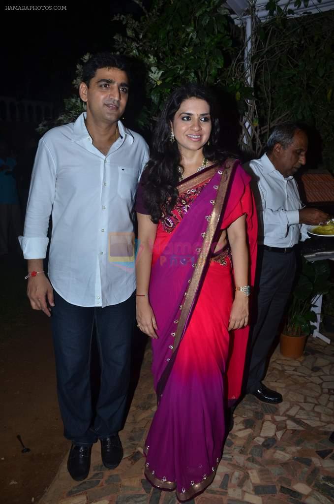 manish and shaina at Shaina NC party for the new CM of GOA on 17th April 2012