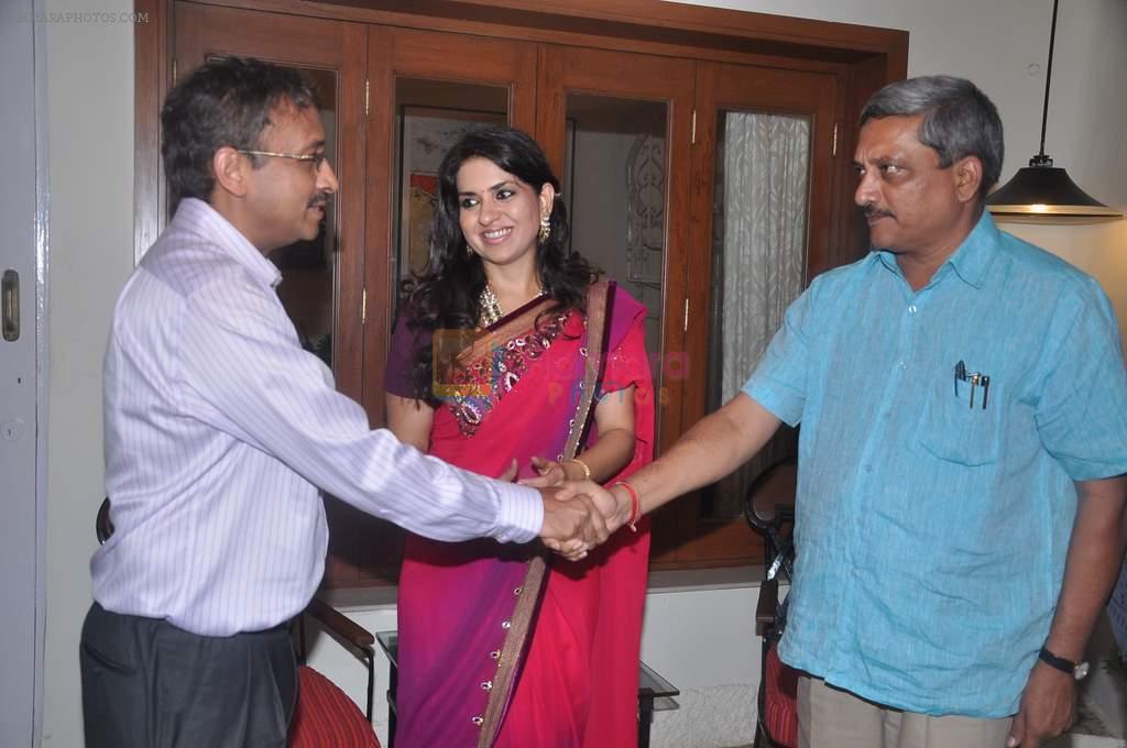 Shaina NC at Shaina NC party for the new CM of GOA on 17th April 2012
