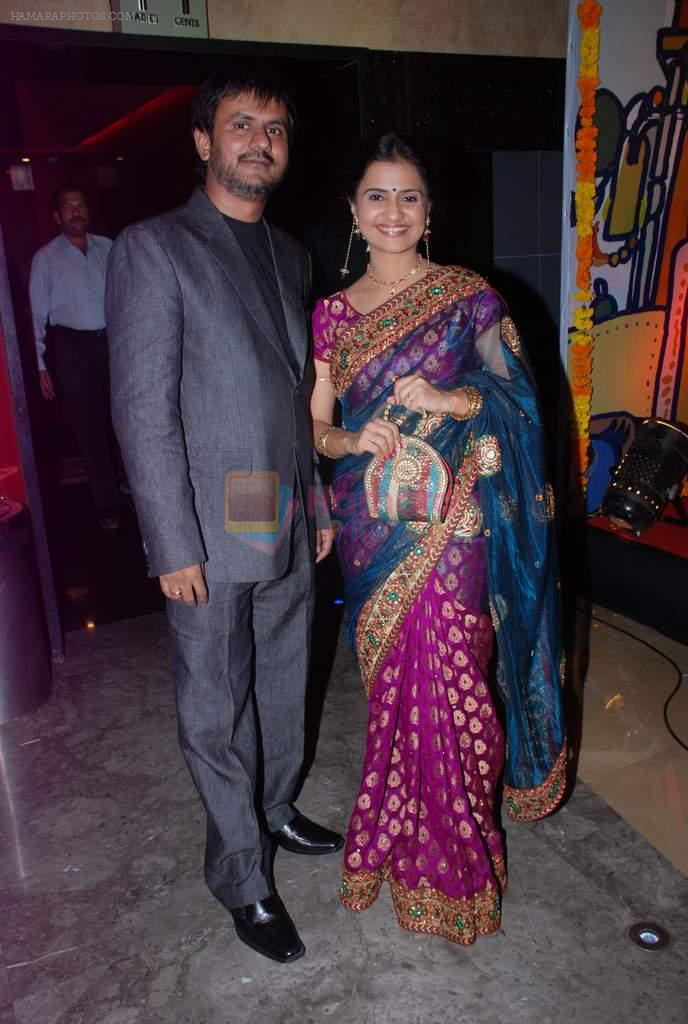 Amruta Subhash, Girish Kulkarni at Marathi film Masala premiere in Mumbai on 19th April 2012