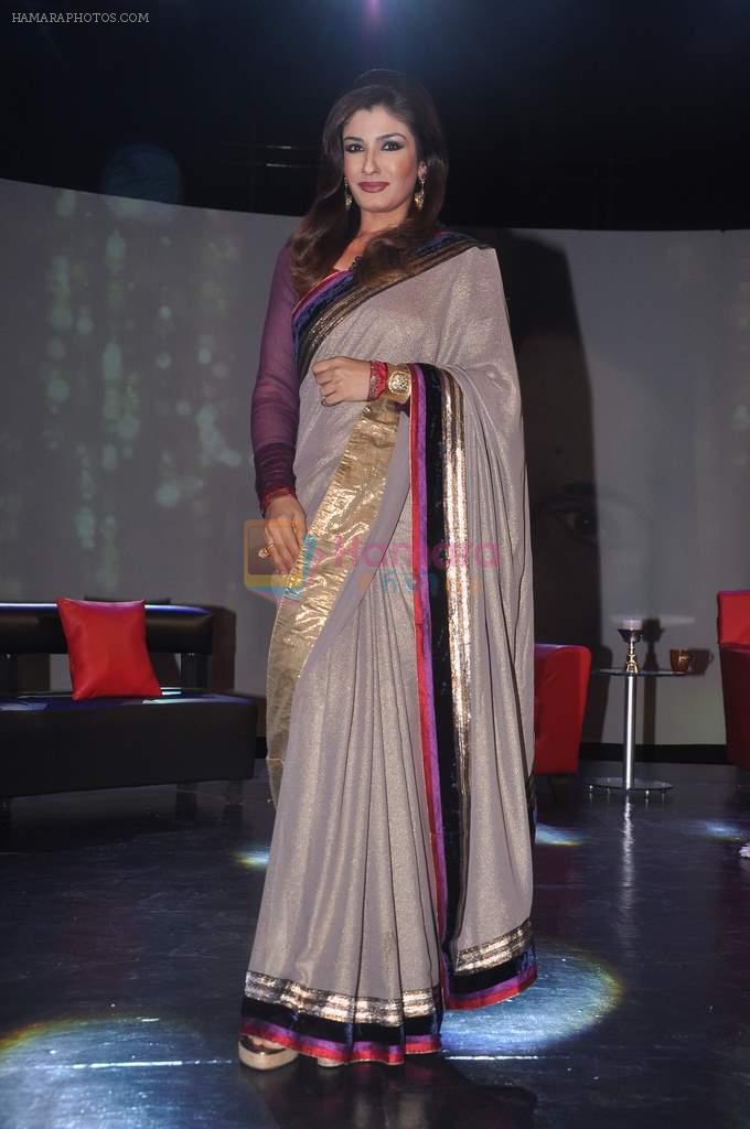 Raveena Tandon on Raveena's NDTV chat show in Yashraj on 19th April 2012