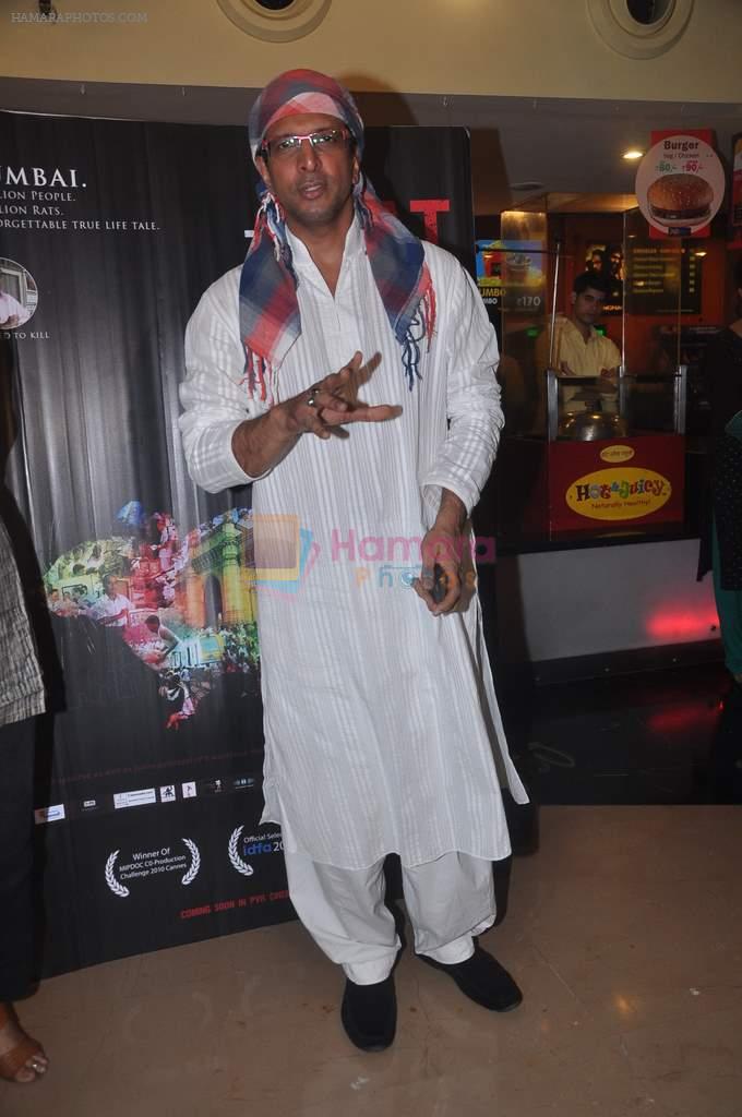 Javed Jaffery at Rate Race film premiere in PVR, Mumbai on 20th April 2012
