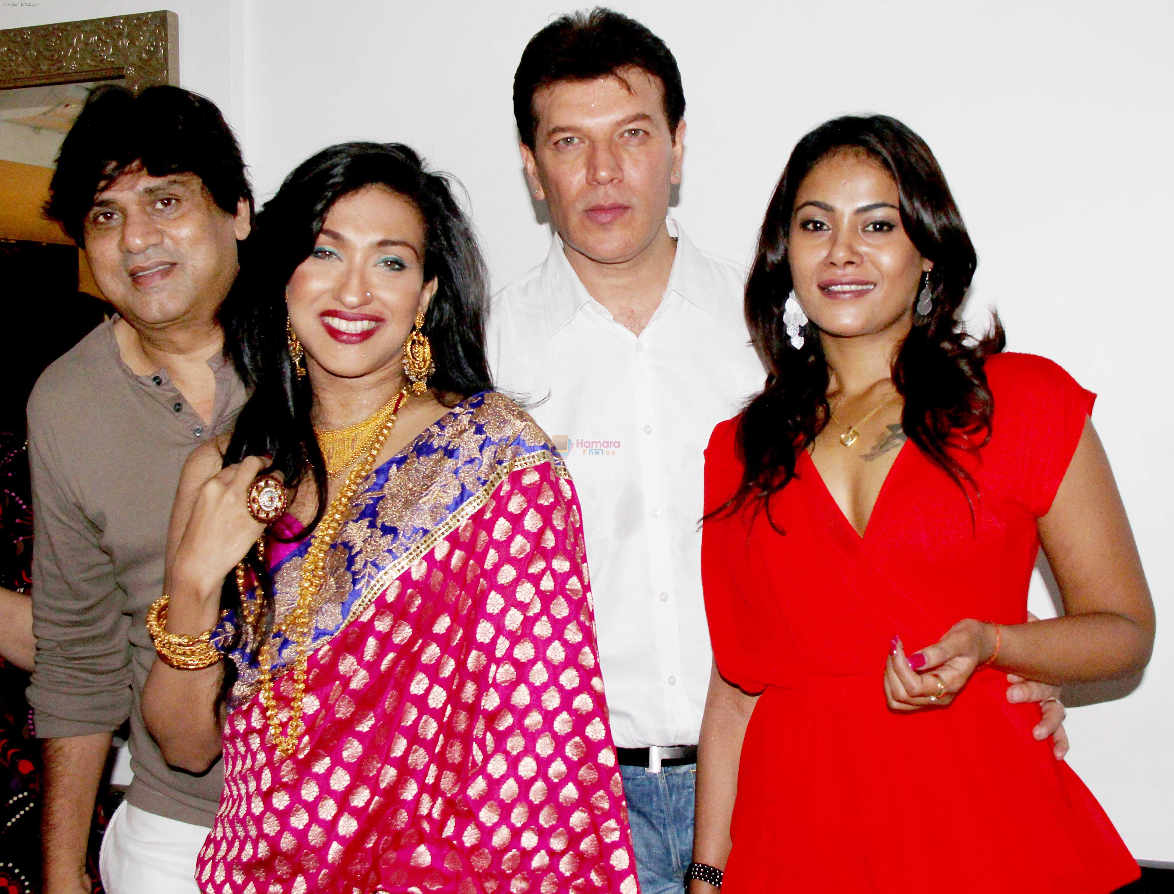 Mukesh Tyagi, Rituperna Sengupta, Aditya Pancholi And Vinita Menon  At Priyadarshan Success Party