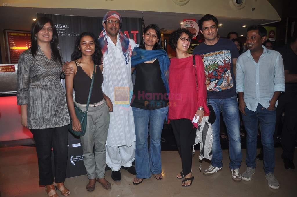 Kiran Rao, Nandita Das, Tannishtha Chatterjee, Javed Jaffery, Sanjay Suri, Onir at Rate Race film premiere in PVR, Mumbai on 20th April 2012