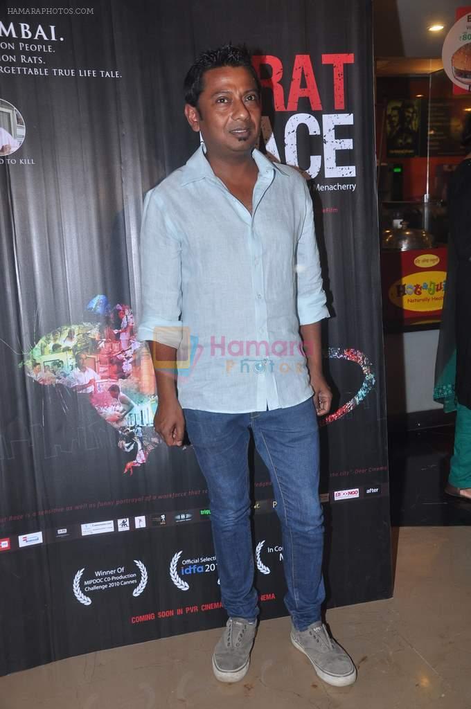 Onir at Rate Race film premiere in PVR, Mumbai on 20th April 2012