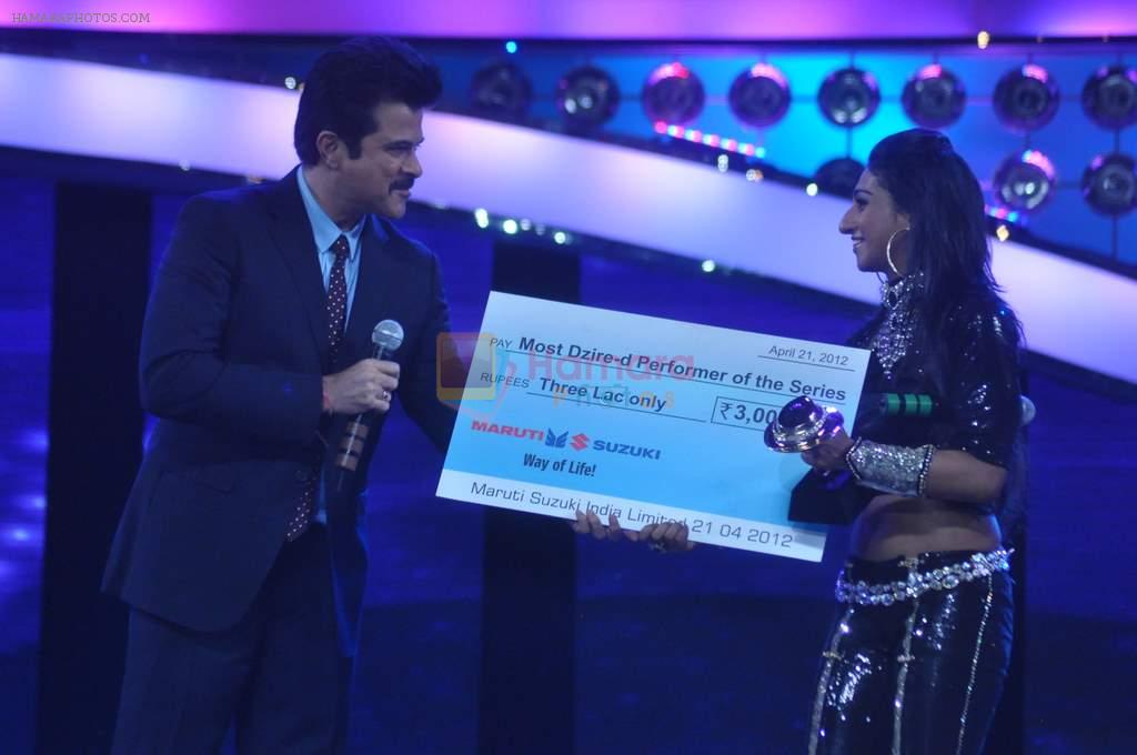Anil Kapoor at Dance India Dance grand finale in Mumbai on 21st April 2012