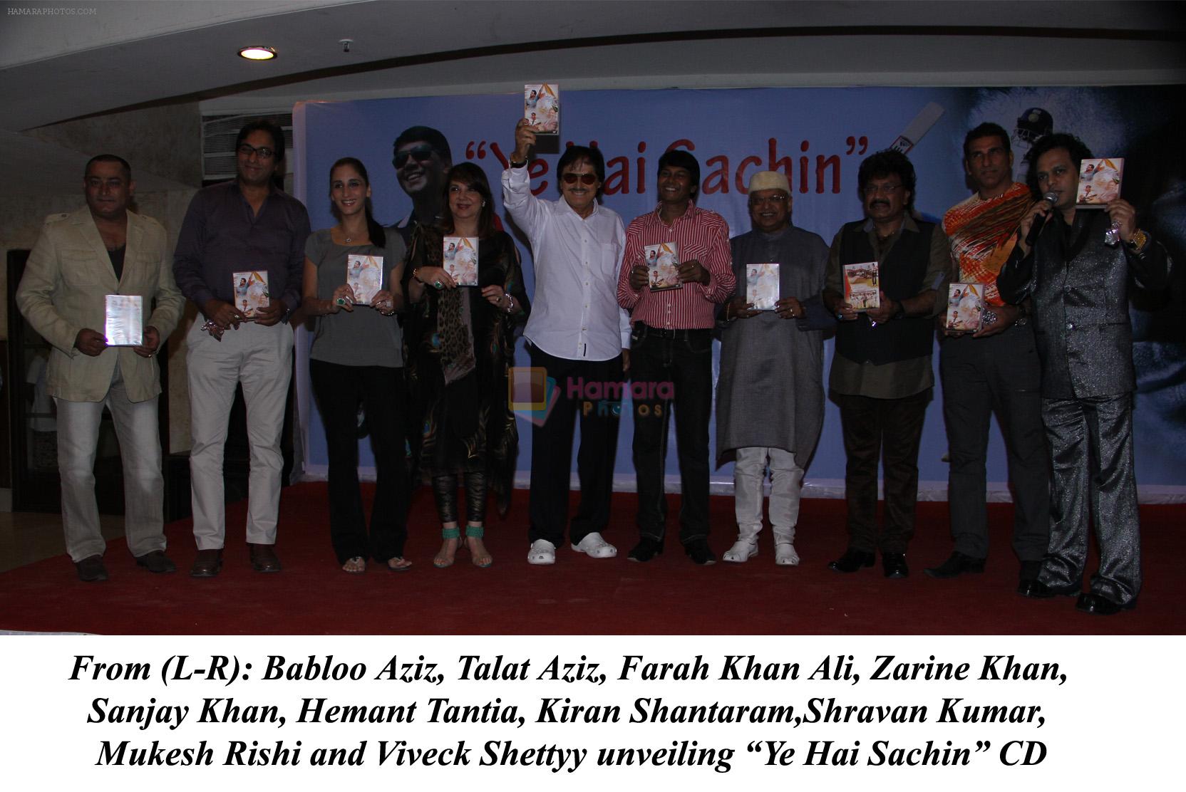 at a musical tribute to Sachin Tendulkar by Hemant Tantia in Mumbai on 24th April 2012