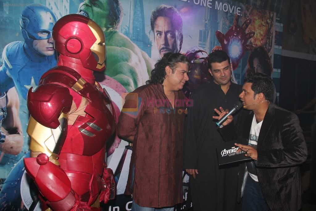 Sajid Khan at Avengers premiere  in Mumbai on 24th April 2012