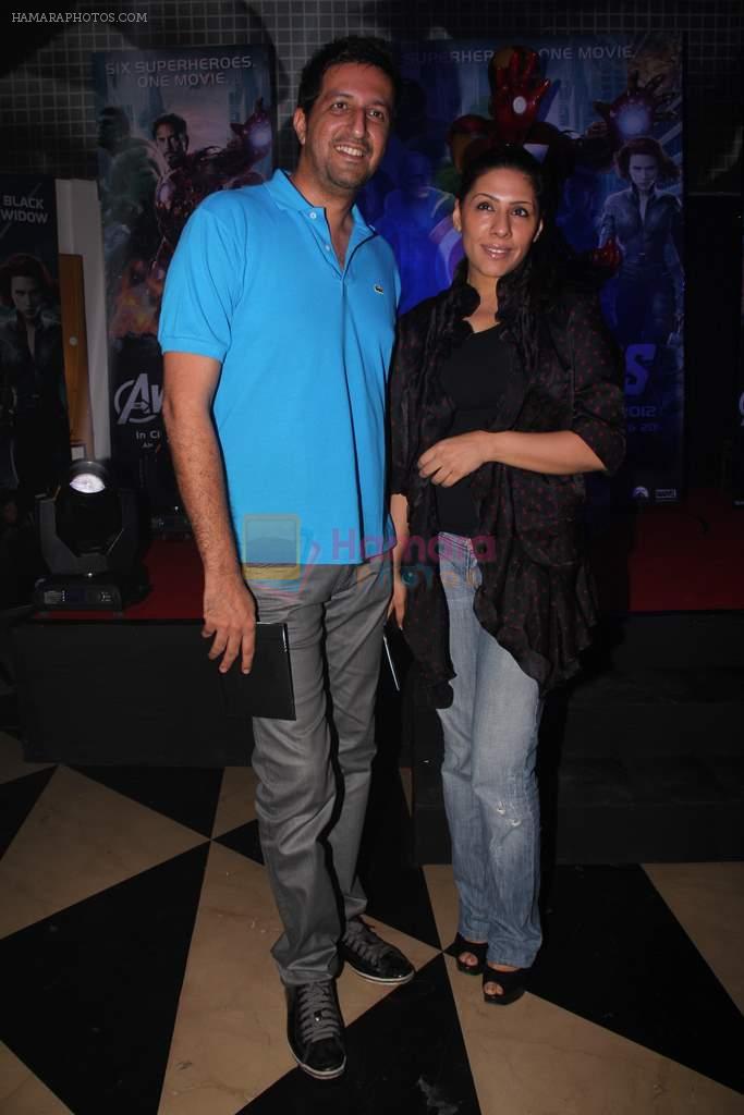 Sulaiman Merchant at Avengers premiere  in Mumbai on 24th April 2012