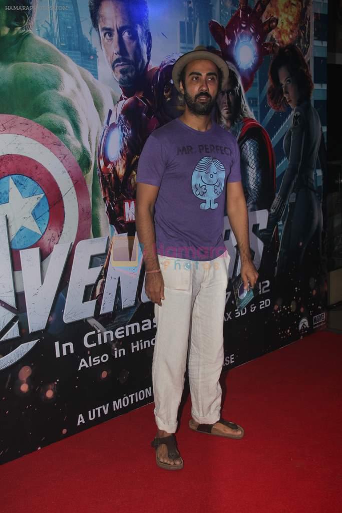 Ranvir Shorey at Avengers premiere  in Mumbai on 24th April 2012