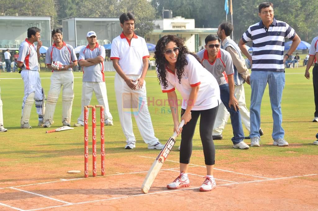 Shreya Narayan at Palchhin film t20 cricket match in Mumbai on 24th April 2012