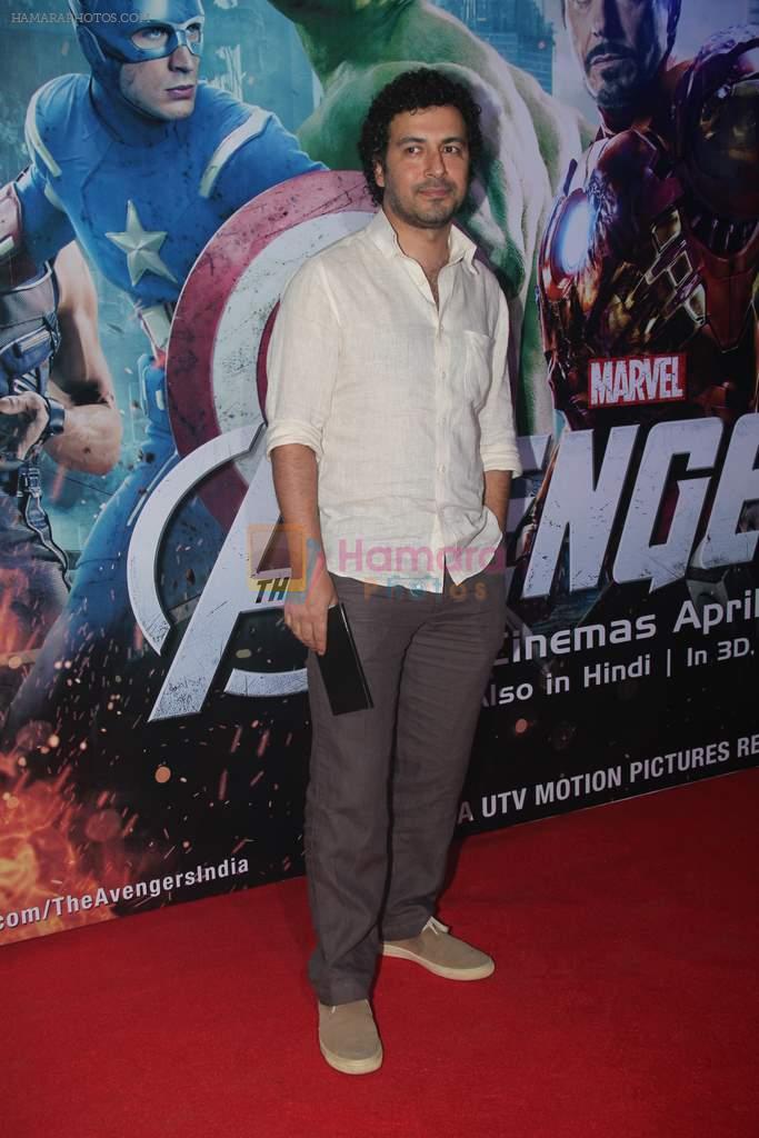 at Avengers premiere  in Mumbai on 24th April 2012