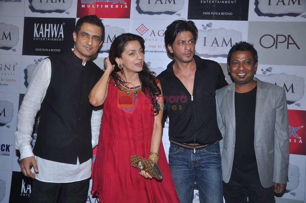 Juhi Chawla, Shahrukh Khan, Sanjay Suri, Onir at I Am She success bash in Mumbai on 26th April 2012